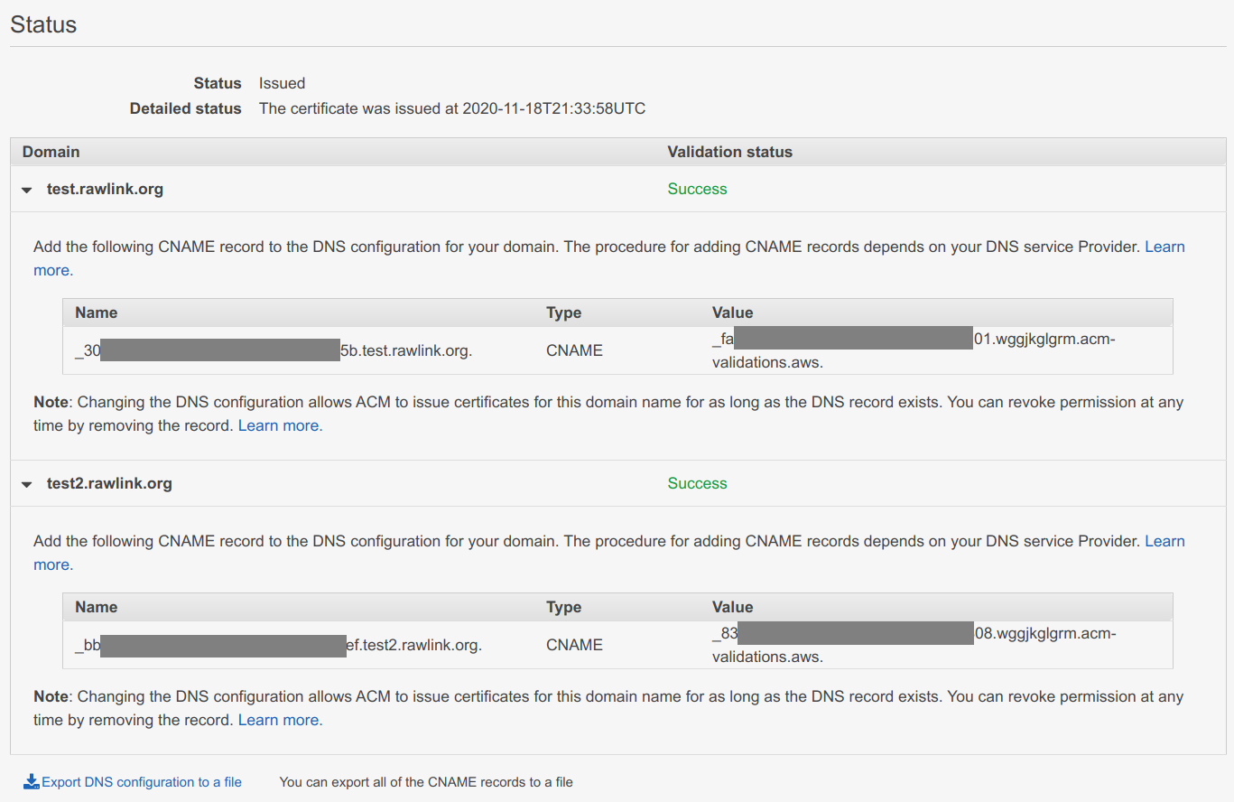 ACM Validation